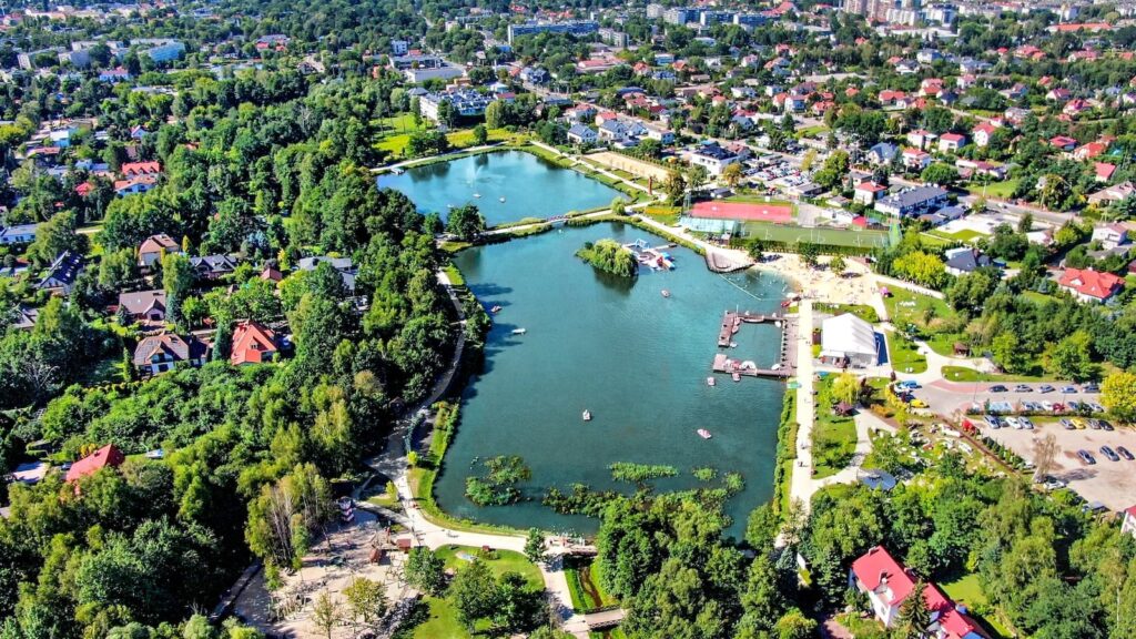 Grodzisk Mazowiecki z lotu ptaka